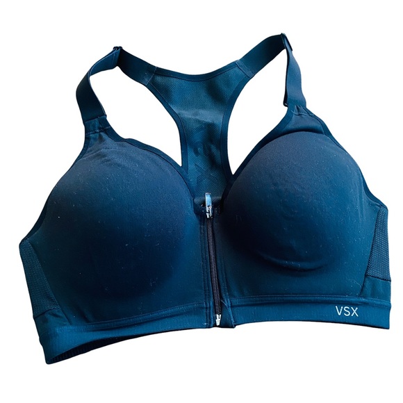 VSX Victoria’s Secret Incredible Sports Bra Zip Front 34C - Picture 2 of 14